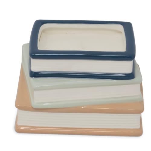 Steel Mill & Co. Book Stack Shape Scented Candle, Ladies of Literature - Image 3
