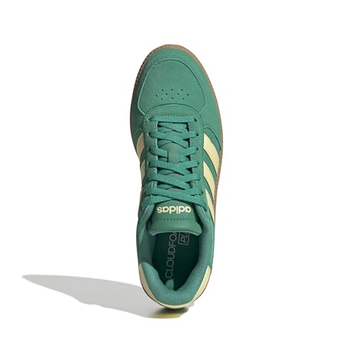 Image of adidas Womens Breaknet Sleek Sneakers Shoes Casual - Brown