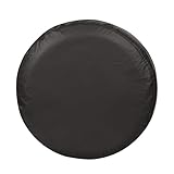 Explore Land 21 inch Spare Tire Cover Fit Trailer, RV, SUV, Truck, Tough Tire Wheel Soft Cover, Black