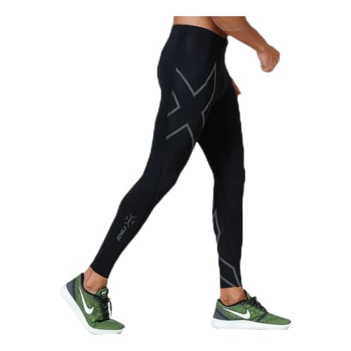 2Xu Men's Light Speed Compression Tight, Black/Black Reflective, Medium #TOP3