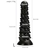 BDSMYEE groß Analplug Analdildo XXL, riesen Buttplug Dildoschwanz Analdehner Anal Expander Analspielzeuge Plugs Sexspielzeug erotisches Sex Spielzeug für Frauen Männer extrem sex (Schwarz, L) #1