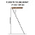 10FT Aluminum Attic Ladder Pull Down System?Retractable Loft Stairs, Folding Pull-Down Design, Foldable Loft Ladder for 22 1/2" x 54" Rough Opening, for 7.6-10.25 ft Ceilings, 350 lb Load Capacity