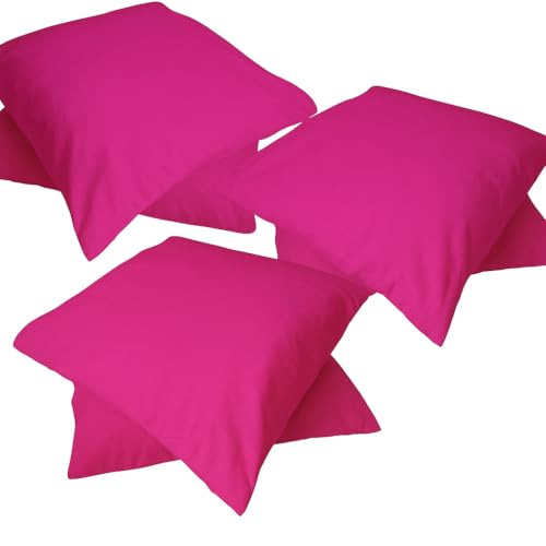 Célibstore/Taie oreillers Lot de 2- Célibstore/Taie Oreiller 65x65 Lot de 2 en Coton Fibres végétales Naturelles 57 Fils/cm2 / Housse Coussin Coton Toucher...