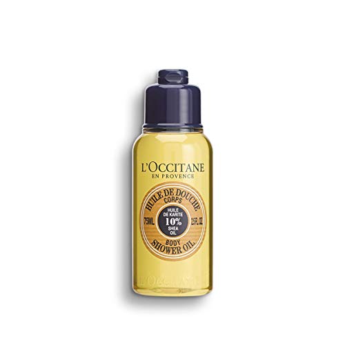 L'Occitane Shea Body Shower Oil: Soften & Cleanse Skin, With 10% Shea Oil, Nourish, Soothe Feelings of Tightness, Shea Scent, Refill Available