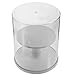 Alipis Round Plastic Display Cases for Dolls, Cylinder Display Riser Double Layer Action Figure Stands Figures Display Case Showcase for Cake Toys Small Statues