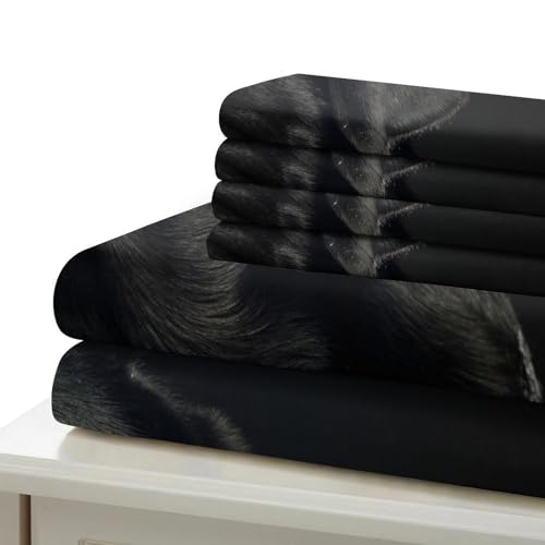 Housse de couette Labrador 135x200 ensemble linge de lit microfibre 3D