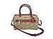 COACH Women's Mini Rowan Crossbody (Signature Canvas - Light Khaki - Rouge)