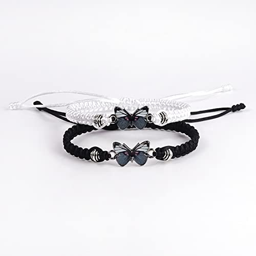 Image of HUASAI 2Pcs Friendship Tree Pinky Promise Distance Bracelet for Women Best Friend BFF Jewerly