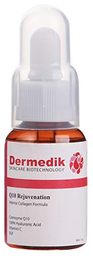 COENZYME Q10 100% HYALURONIC ACID VITAMIN C EGF AGE REVERSAL COLLAGEN SERUM