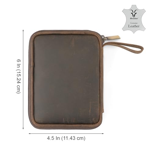 Image of Goatter Genuine Leather Gift Hamper for Men,Tech Organizer for Travel and Daily Use, (Set of 1)