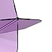 CUESOUL ROST 77 Integrated Dart Shaft and Flight Big Wing Shape Purple with White Logo-L