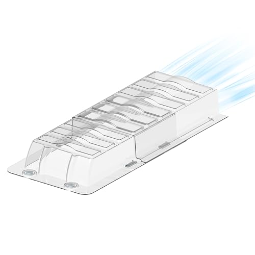 Sideways Magnetic Vent Extender for Under Furniture, Floor Resiter Vent