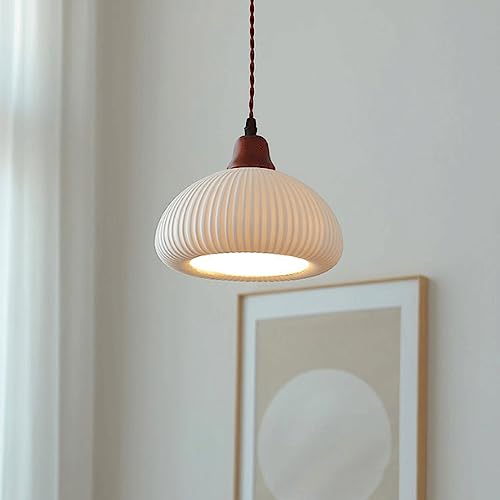Lustre en céramique suspension à tête unique à vis E27