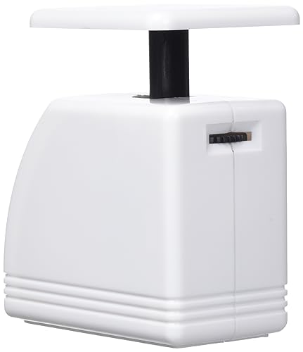 Wedo 249862000 Federwaage Handy (250 g, mechanische Brief- und Diätwaage, aus Kunststoff, abnehmbare Schale) weiß