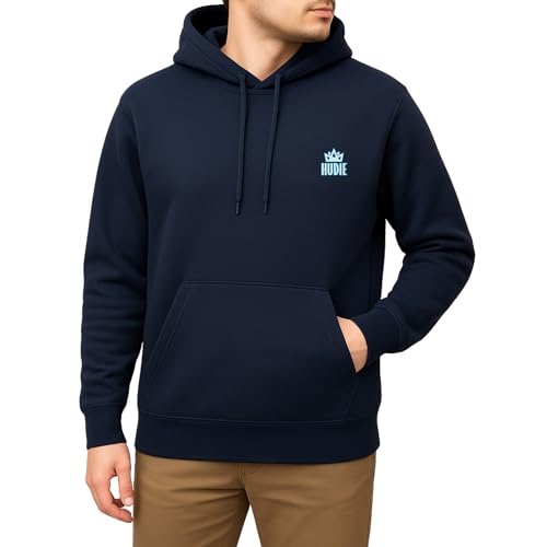 Men's Regular Fit Fleece Hoodie - Warm Pullover Sweatshirt with Pockets - Winter Casual Wear