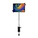 Tablet Gooseneck Desk Clamp Mount Holder – CTA Secure Anti-Theft Clamp Mount w/Universal Holder - iPad 10th Gen 10.9” - iPad 7/8 Gen 10.2” - Surface Pro 4 & 7.9 to 12.5” Tablets - Black - (PAD-HGTSB)