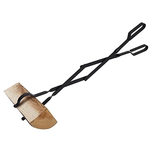 Fireplace Tongs Log Grabber Fired Oven Tool Grill Camping Fire Pit Tool