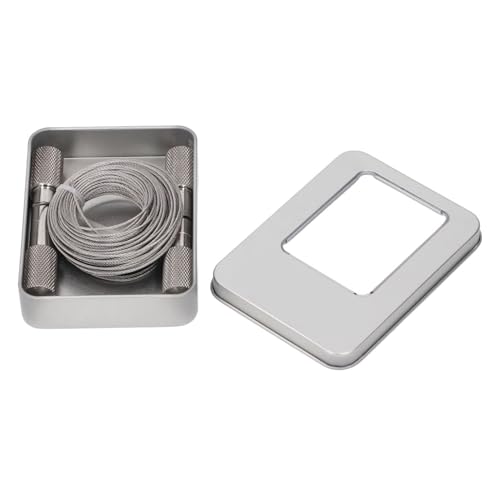 Sierra de Cable para Tubos Alambre, Acero Inoxidable Cuerda Portátil Alambre Supervivencia