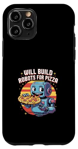 Will Build Robots For Pizza �G���W�j�A�����O���{�b�g |- �X�}�z�P�[�X iPhone 11 Pro �p