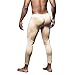 Andrew Christian Nude Shimmer Legging w/ALMOST NAKED, Nude, Medium