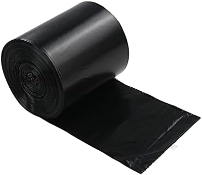 Lesbye 2 Rolls Black 60 L Bin Bags Liners, Large Trash Bin Liners, Wastebasket Trash Can Liners for Kitchen/Office, 100 Bags, f