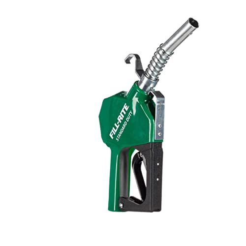 Fill-Rite SDN075GAN  3 to 15 GPM Automatic Standard Duty Fuel Transfer Nozzle Green - For Gasoline Diesel Biodiesel up to B20 E15 & Kerosene
