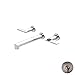 Newport Brass 3-2495 Keaton Tub Filler Faucet Trim Wall Mounted with Metal Lever, Antique Nickel