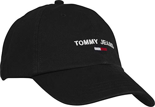 Tommy Hilfiger Tommy Jeans Men's Logo Baseball Cap, Black, OS