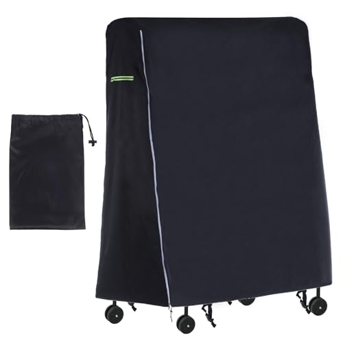 Housse table de ping-pong pliante PATIKIL en toile Oxford 420D noire
