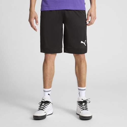 PUMA Men's Rtg Shiny Fabric 10" Shorts (Available in Big & Tall)3