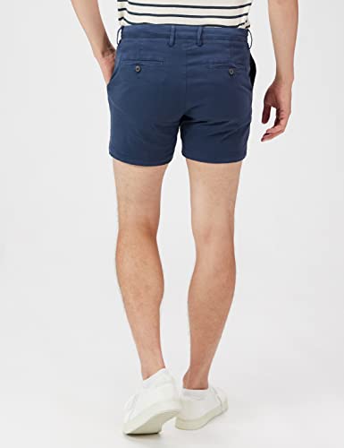 Image of Amazon Essentials Men's Slim-Fit 5 inch Flat-Front Comfort Stretch Khaki Chino Shorts with Elastic Waistband