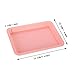 5 Pcs 9.8 x 7.4 x 1 inch Plastic Kitten Litter Boxes Small Bunny Litter Box Open Kitten Litter Box Pet Kitty Litter Pan Portable Small Cat Waste Tray for Indoor Cats