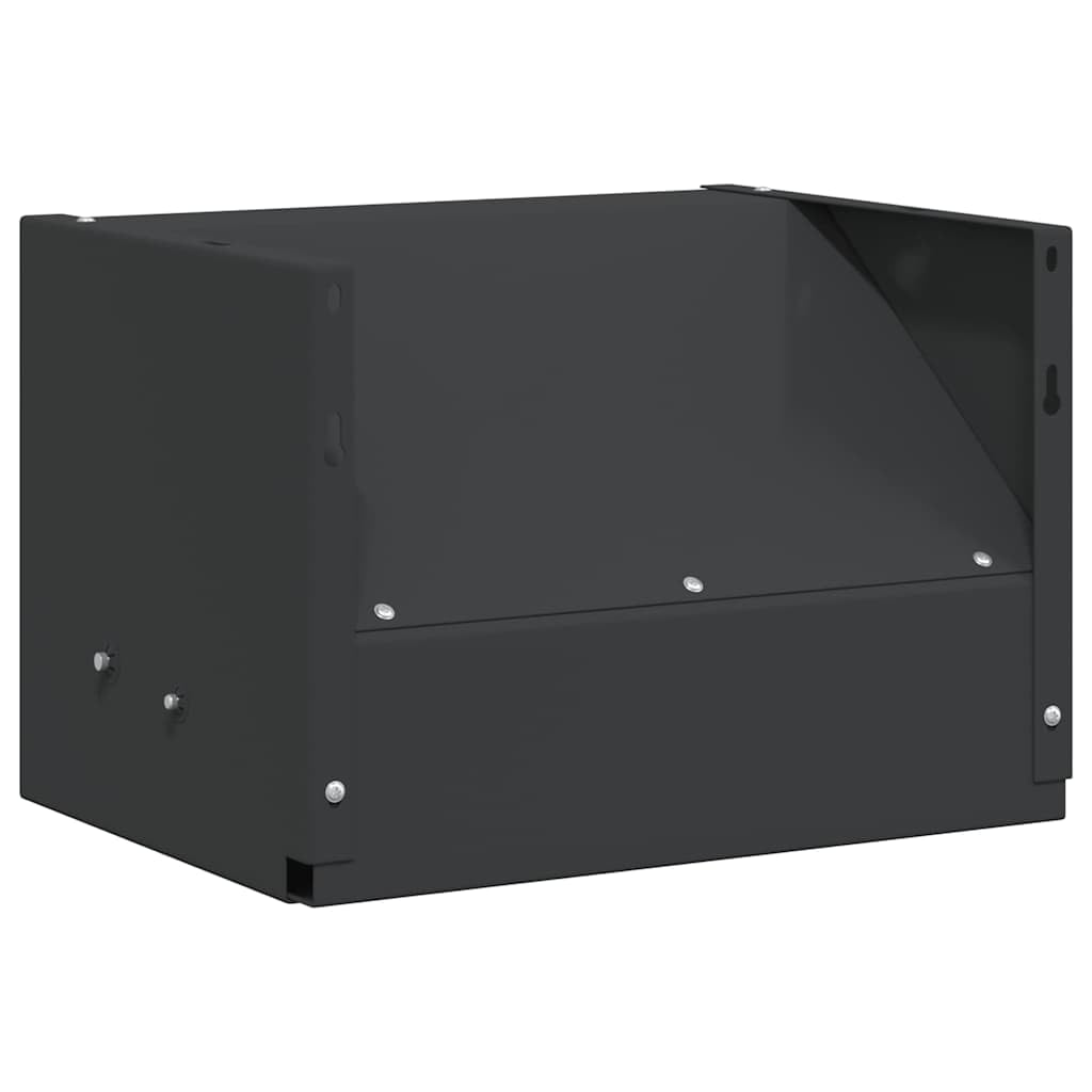 Kugelfangbox Schwarz Stahl 29 x 22 x 20 cm kompakt für Schießstand und Outdoor Training mit robuster Konstruktion und einfacher Handhabung ideal für Sportschütze und Jagd Zubehör