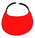 The No Headache Sports Visor-Midsize, Red. Sun Visors for Women and Golf Ladies.