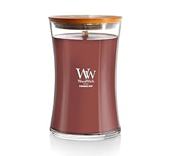 WoodWick Large Hourglass Scented Candle | Cinnamon Chai | with Crackling Wick | Burn Time: up to 130 Hours