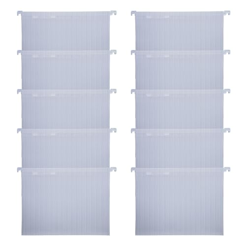 10 個ファイリングキャビネットフォルダーレターサイズサスペンションファイルタブファイル収納袋オフィスファイル整理用クイック組織