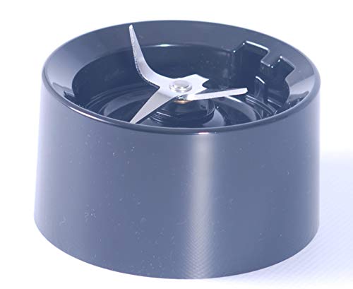 Replacement New Style Jar Base/Collar with Blades Onyx Black (Suits Newer) for KitchenAid Stand Blender (Models Starting KSB555, 5KSB555)