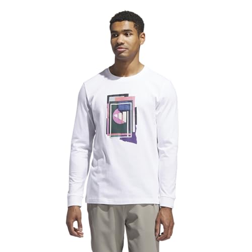 adidas Men's Beyond Graphic Long Sleeve T-Shirt3