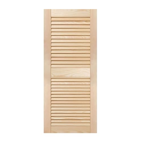 ben+camilla.com Outdoor Lamellentür | 1 m x 50 cm Natur | Hochwertige Massivholz Lamellentüren | Für Möbelbau im Außenbereich | Kiefernholz unbehandelt