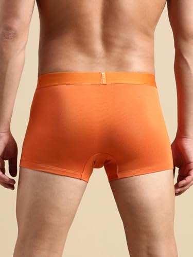 Image of KOFFY Men's 95% Micro Modal 5% Elastane Solid Trunks