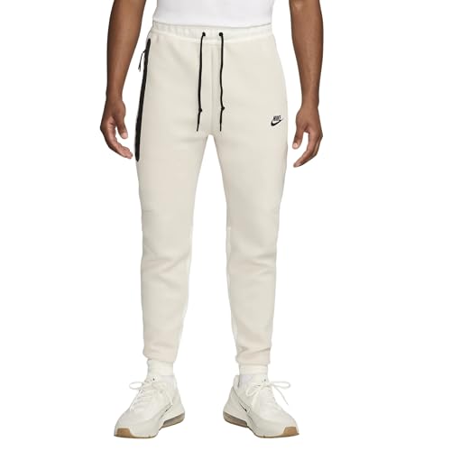 Nike Pantalon de survêtement Tech Fleece Beige/Noir M