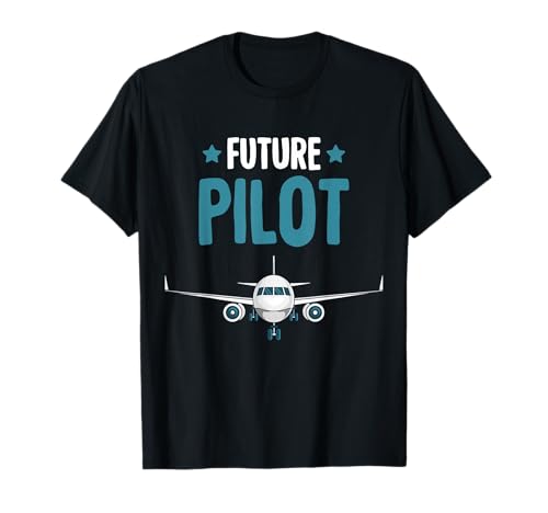 Future Pilot Airplane Plane Boys Toddler Kids T-Shirt