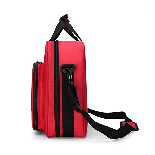 Mochila vacía de primeros auxilios de emergencia, bolsa profesional de primeros auxilios con múltiples bolsillos para el hogar, barco, camping, senderismo, oficina, coche, al aire libre