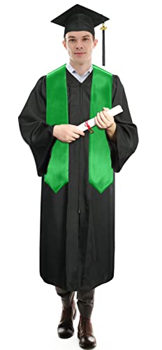 Image of Plain Graduation Stole Sash 60 Inch Unisex Adults Solid