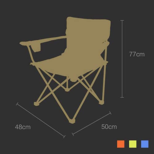 Porta Folding Camping Stuhl Angeln Stuhl Heller bewegliches Strand Camping Konzert Klappstuhl Low- und High-zurück mit Armlehnen und Rückenlehne (Color : Red) Küche, Haushalt & Wohnen