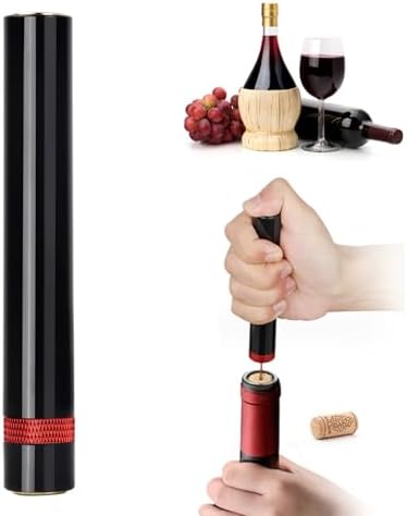 Apribottiglie A Pompa D'Aria Per Vino - Nero, Semplice E Veloce