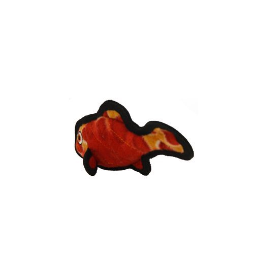 TUFFY Ocean Creature Junior Fish, Small Durable Dog Toy, Red - Thumbnail 2