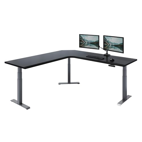 Vari ComfortEdge L-Shape Electric Standing Desk 80x80