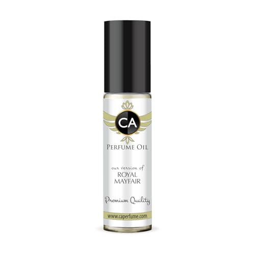 CA Perfume Impression of Royal Mayfair Unisex Fragrance Oil Floral Fruity Scent Long Lasting Perfumes for Women &amp; Men Travel Size TSA Ready Mini Parfum Body Oil Roll-on 0.33 Fl Oz 10ml