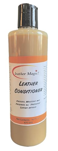 Semi-Aniline Leather Conditioner by Leather Magic! Protects and Moisturizes Semi-Aniline Leather Articles. (16 oz.)